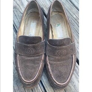 MEN'S Vintage GUCCI Brown SUEDE LOAFERS